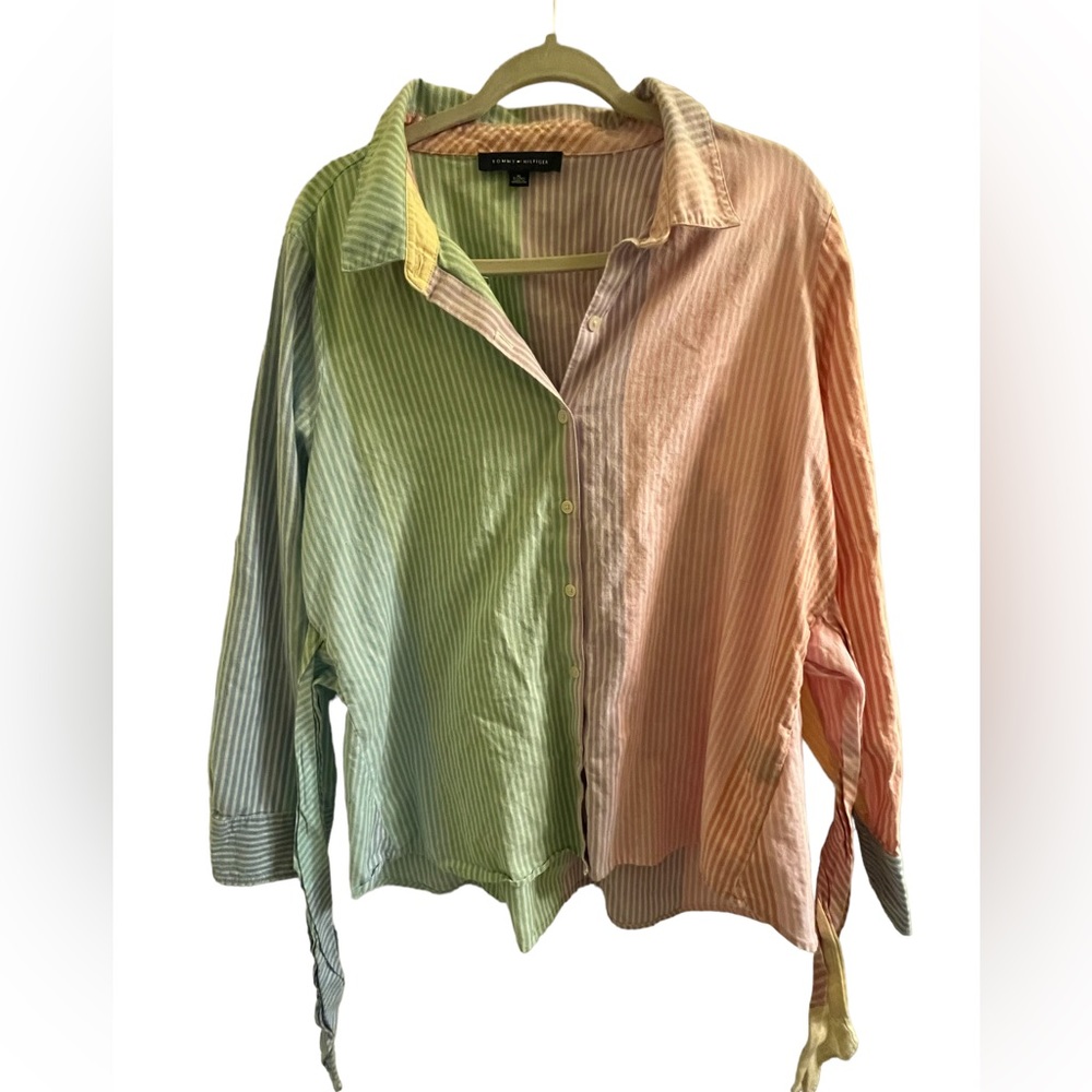 Tommy Hilfiger Multi-Colored Button Down - image 4